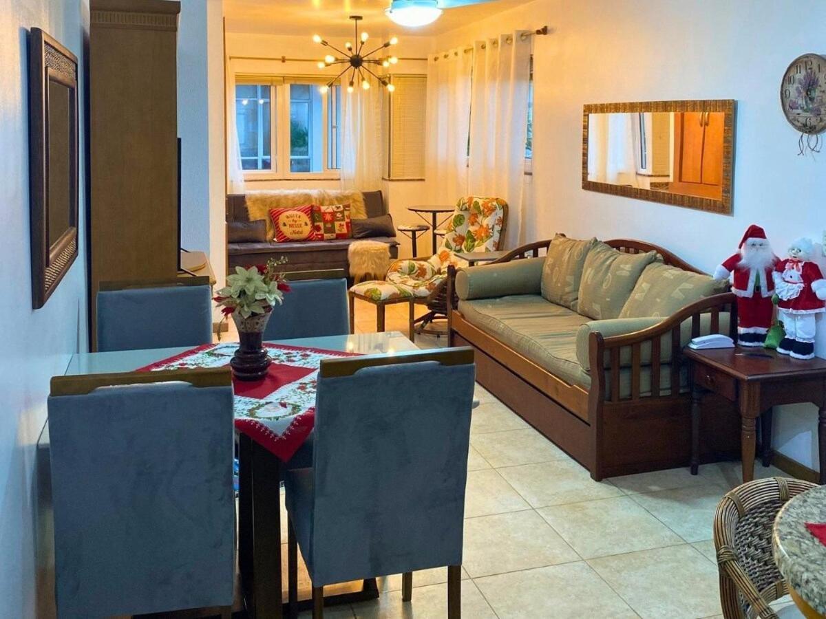 Apartamento No Residencial Village No Centro De Gramado, Com Piscina Aquecida E Hidromassagem Ngoại thất bức ảnh