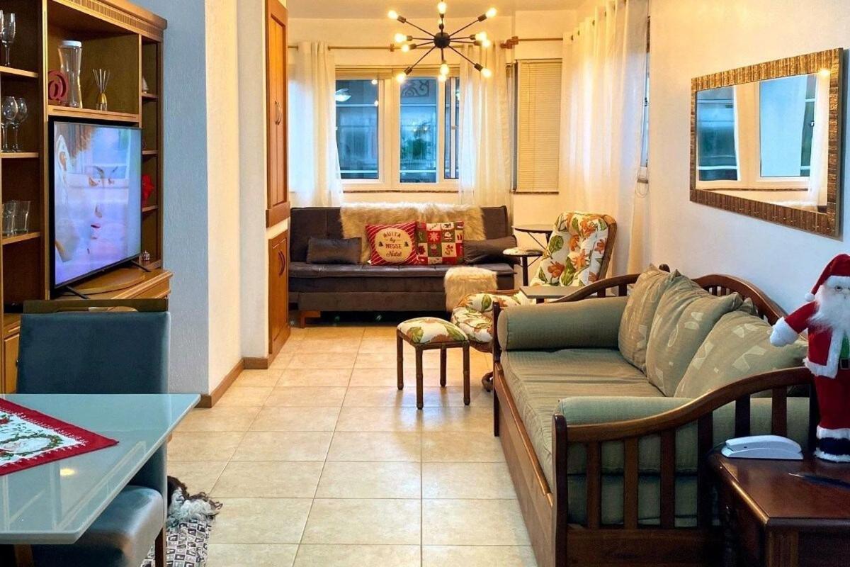 Apartamento No Residencial Village No Centro De Gramado, Com Piscina Aquecida E Hidromassagem Ngoại thất bức ảnh